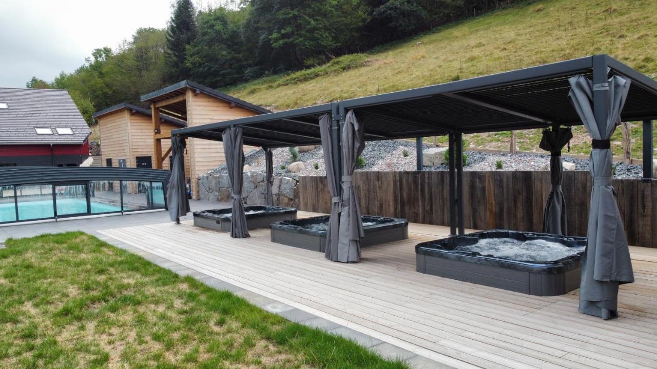 La Ferme De Rochesson, Jacuzzis & Piscine Commune Dış mekan fotoğraf